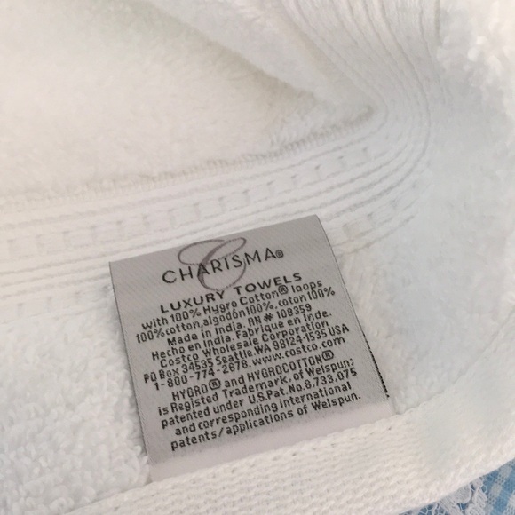 Personalized Hand Towel, Baby Gift, Embroidered Hand Towel, White Towel, Gingham - Picture 5 of 5